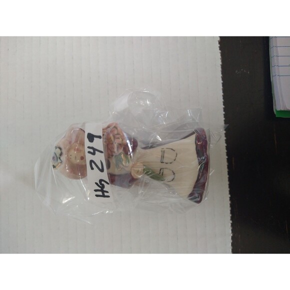 Blue Sky Ornament Flower Lady Artist Heather Goldminc Bouquet Christmas figurine - Picture 10 of 10